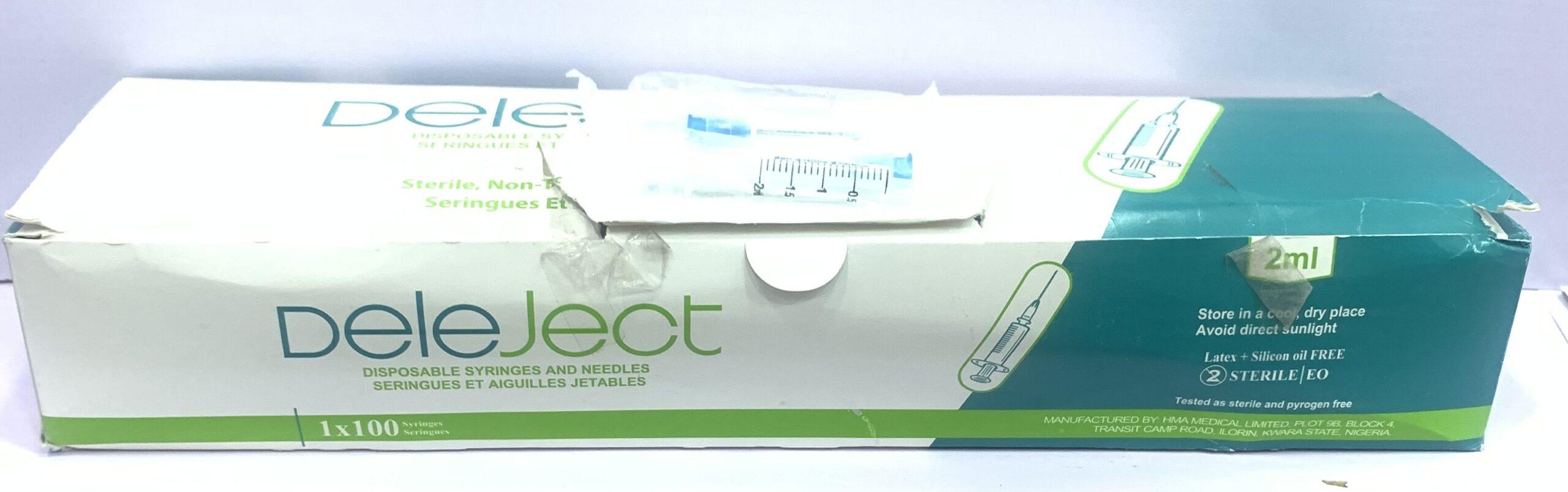 Deleject 20ml Syringe – Disposable Medical Syringe