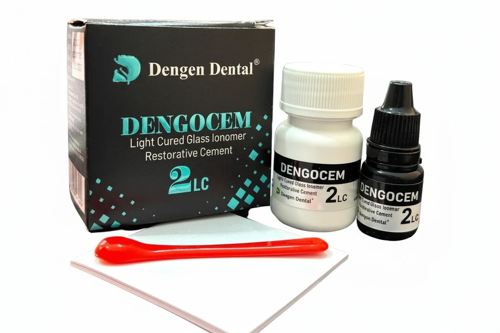 Dengen Dental Dengocem 2 LC Light-Cure Glass Ionomer Restorative Cement