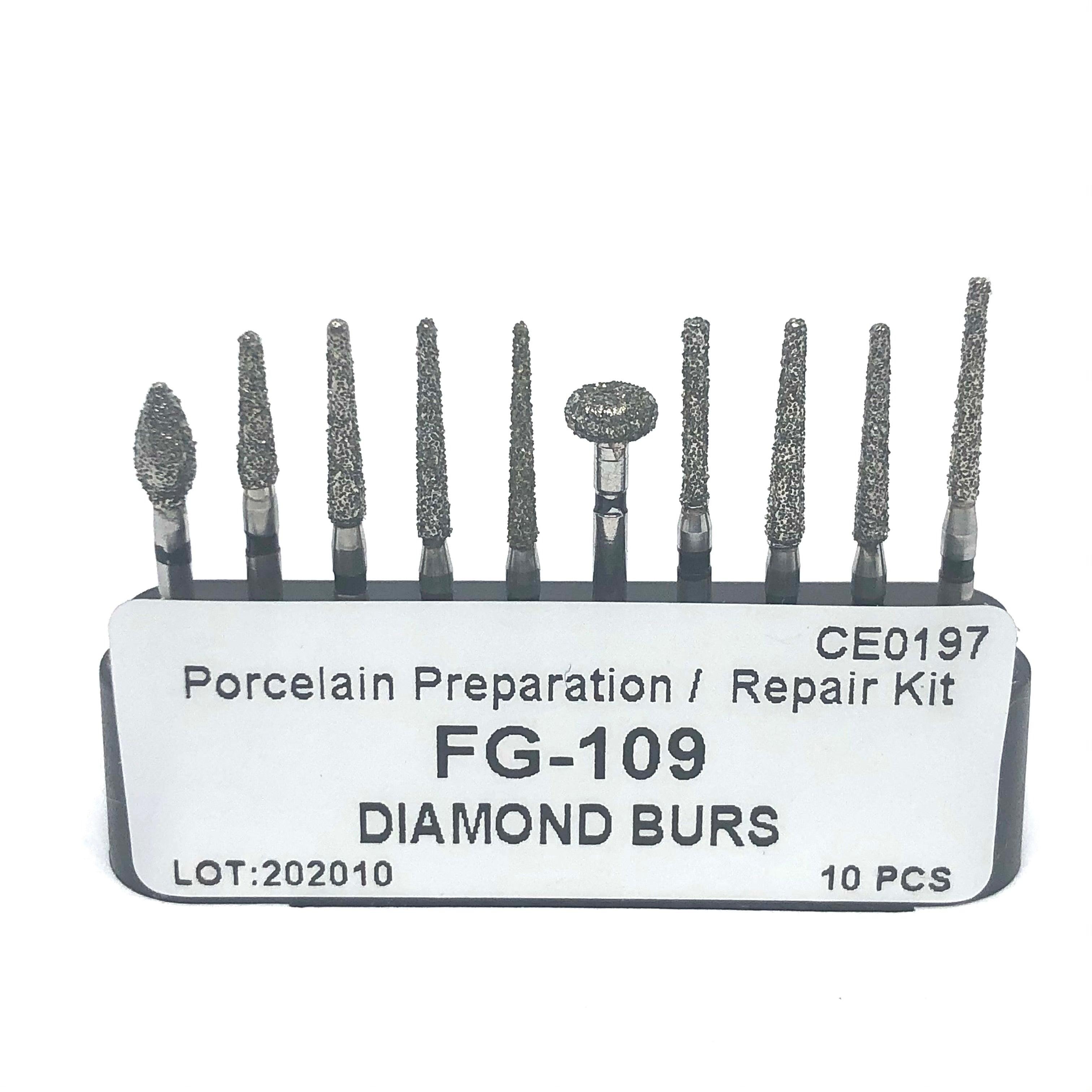 Dental Porcelain Preparation & Repair Kit – Ceramic Restoration Bur Set