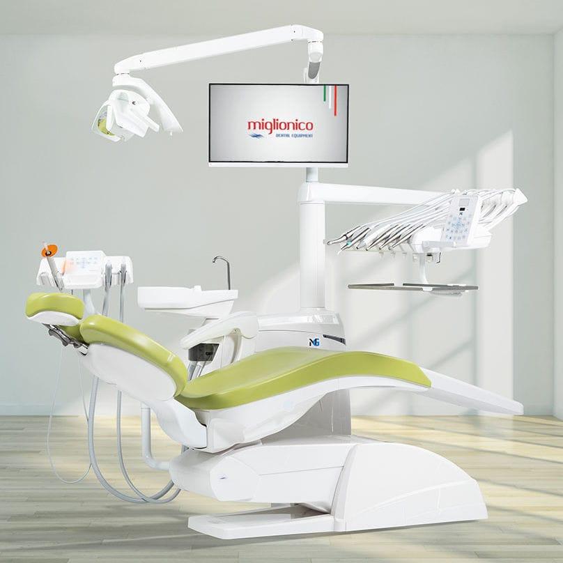 Miglionico NG Series Complete Dental Unit with Intraoral Camera