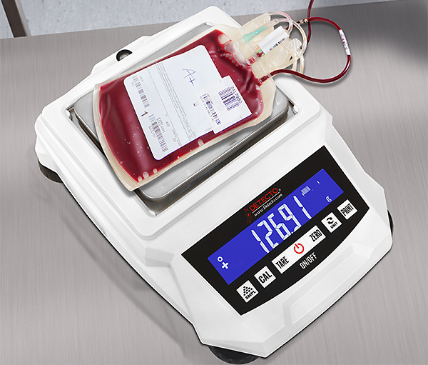 Digital Blood Bank Scale for Blood Bag Weighing - View 1