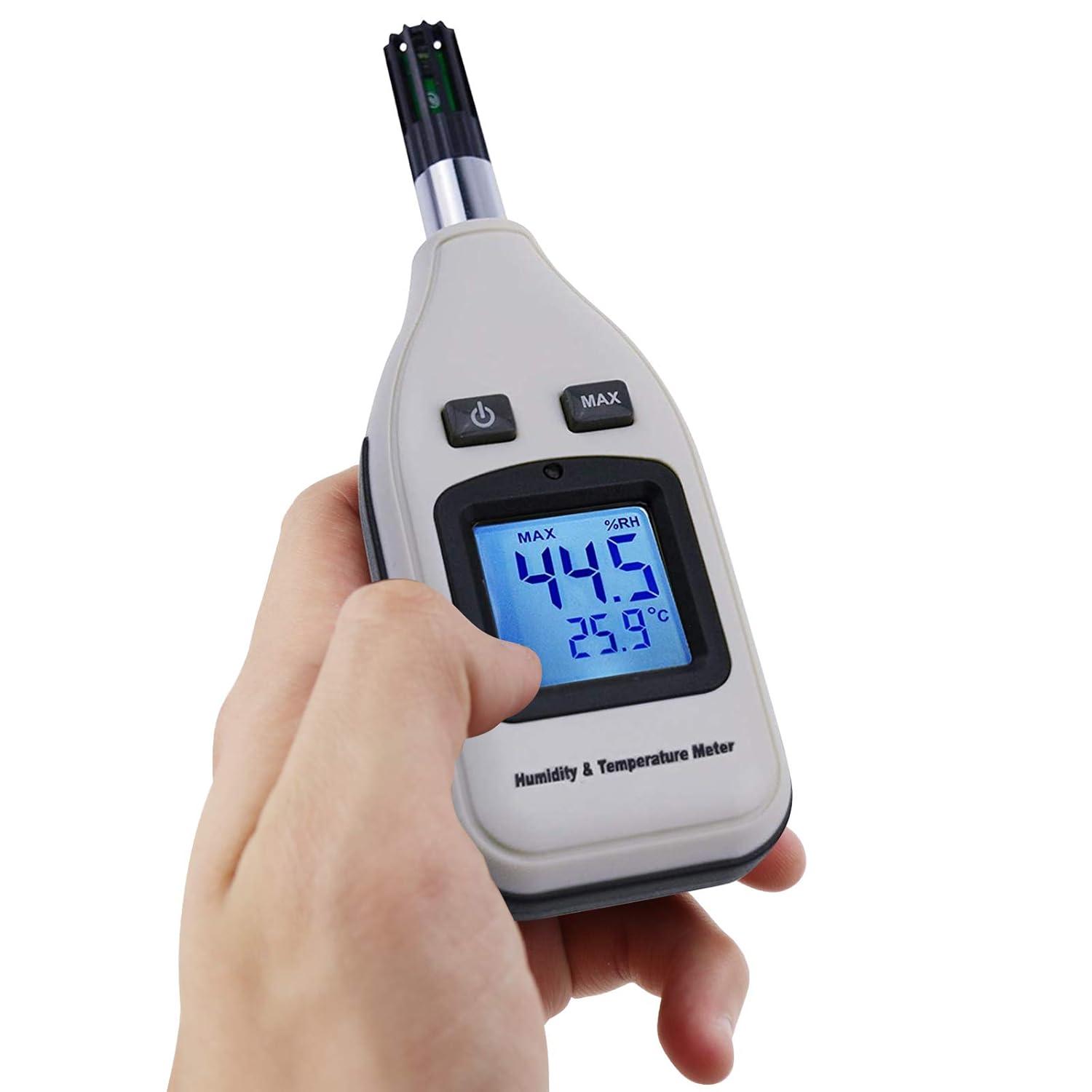 Digital Hygrometer – Temperature & Humidity Meter - View 1