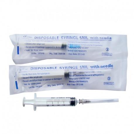 Disposable Syringes with Needles – 1 Packet