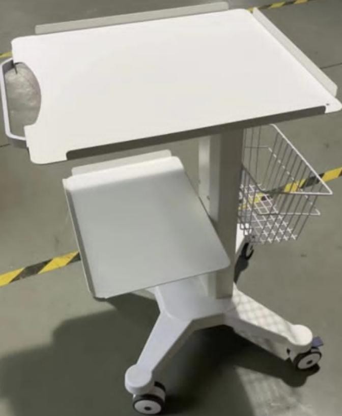 Lerong MF14 ECG / Medical Equipment Trolley with Printer Shelf - View 1