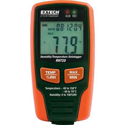 EXTECH Temperature & Humidity Data Logger – Digital Environmental Monitoring Device