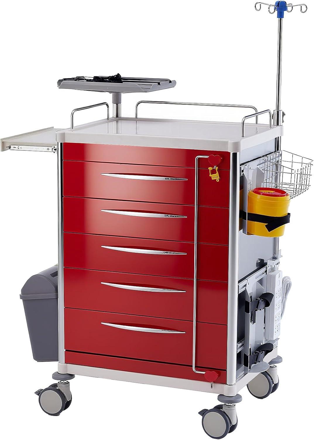 Emergency Trolley 74402 – Mobile Hospital Emergency Cart - View 1