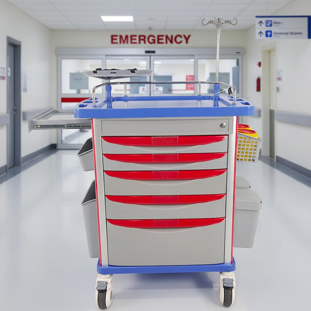 Emergency Trolley / Crash Cart - View 1