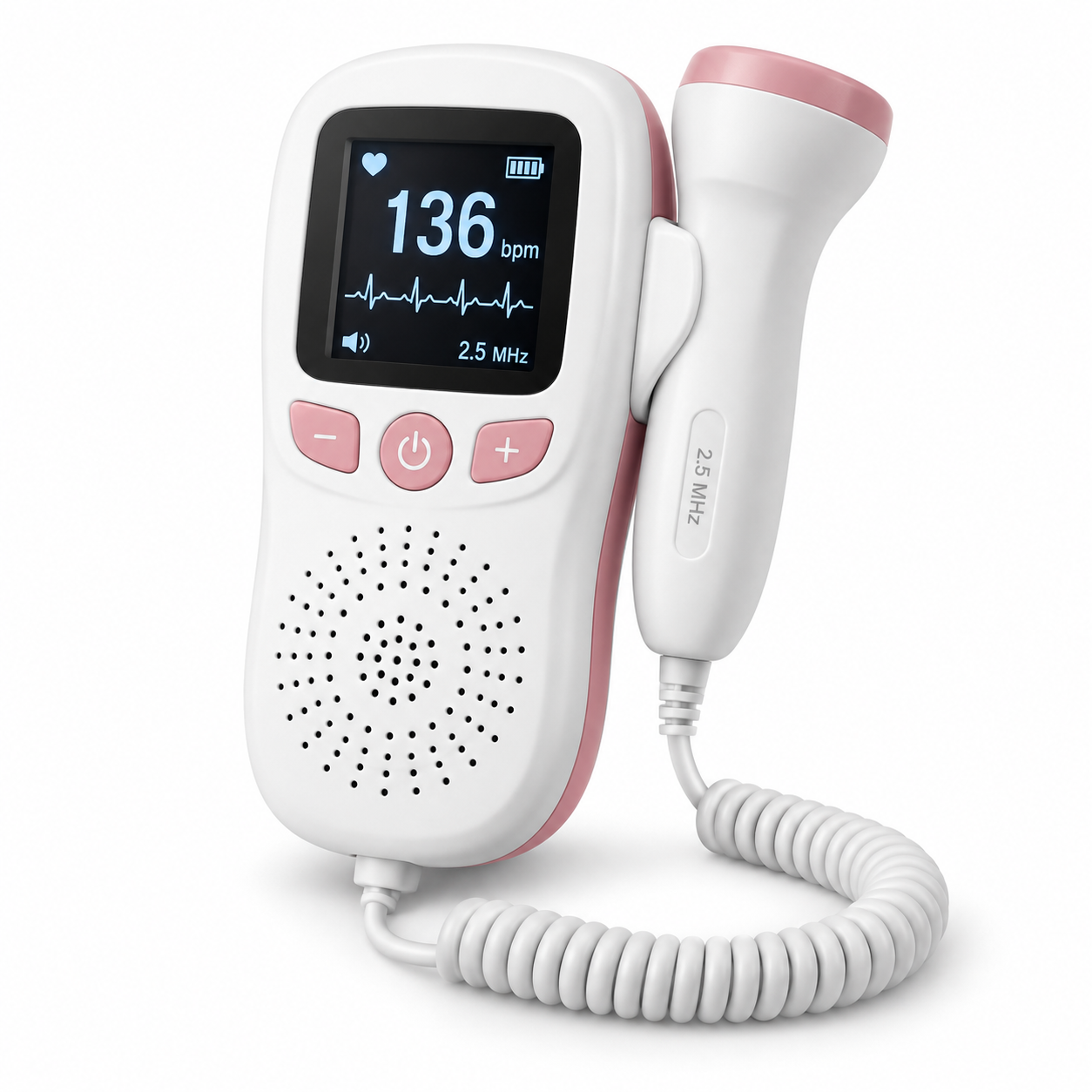 FD20A Handheld Ultrasound Fetal Doppler - View 1