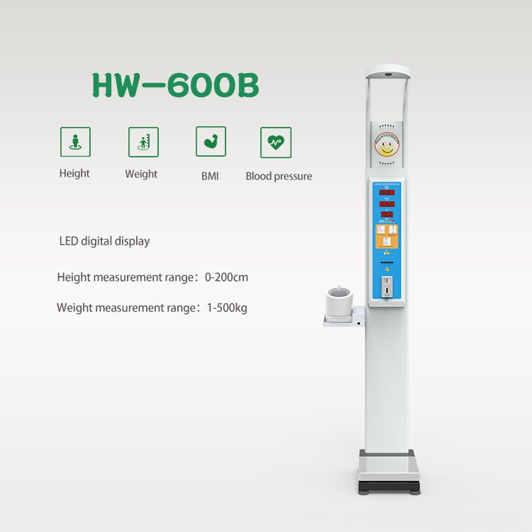 FL-600B Automatic Body Height and Weight Scale with BMI - View 1