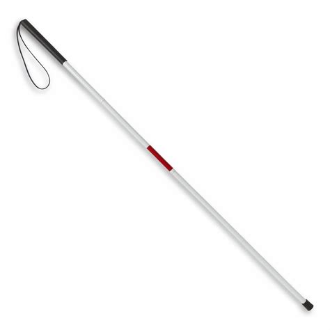 Folding White Blind Cane for Visually Impaired Mobility - View 1