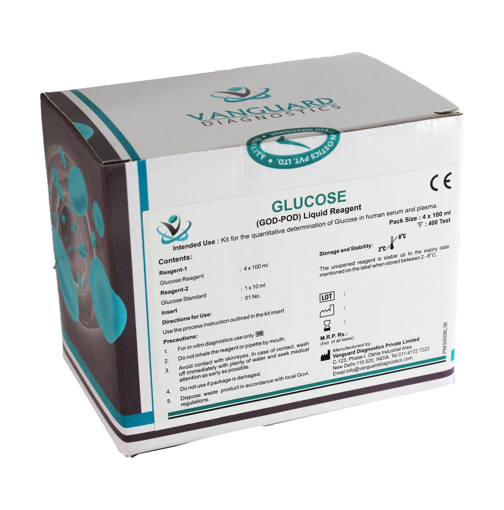 Glucose Liquid Reagent 440 mL – 2–8°C - View 1