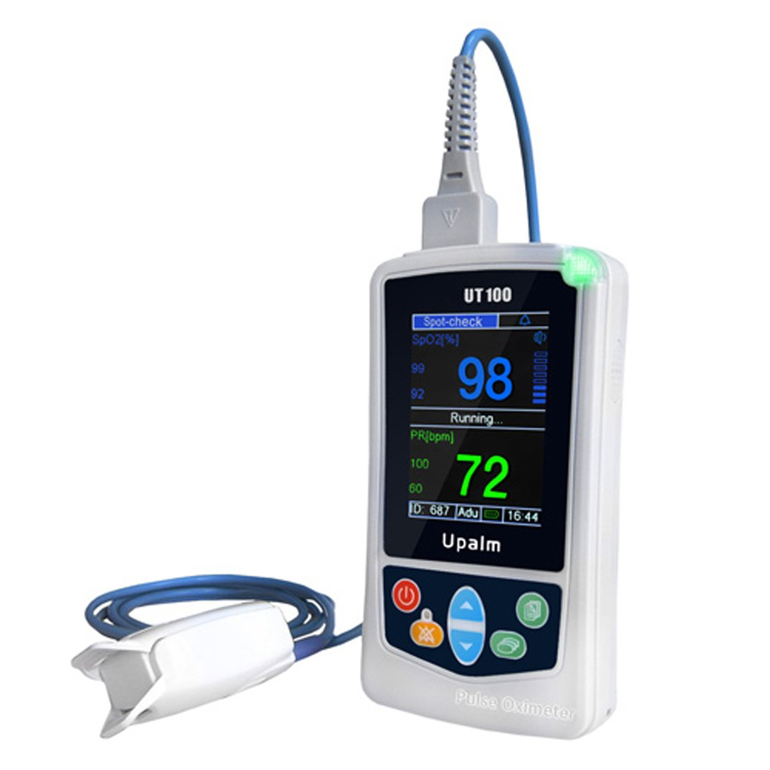 Handheld Pulse Oximeter with SpO₂ and Pulse Rate Monitoring - View 1