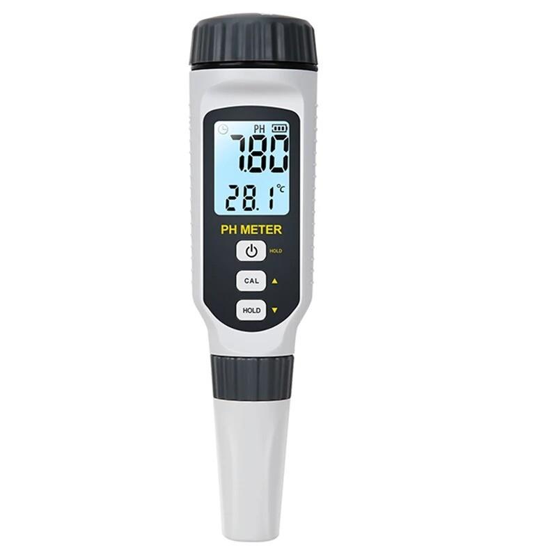 Handheld pH Meter – Portable Digital pH & Temperature Tester - View 1