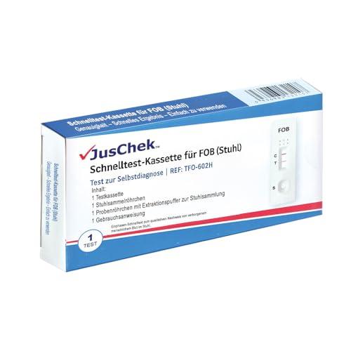 JusChek Fecal Occult Blood Rapid Test Cassette – 25 Tests - View 1