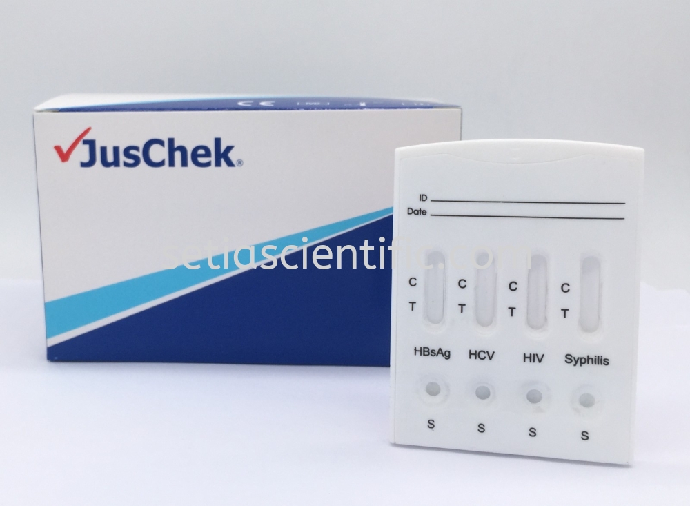 JusChek Syphilis Rapid Test – 50 Tests - View 1