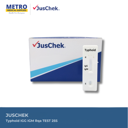 JusChek Typhoid IgG-IgM Rapid Test Cassette – 20 Tests-Kit - View 1