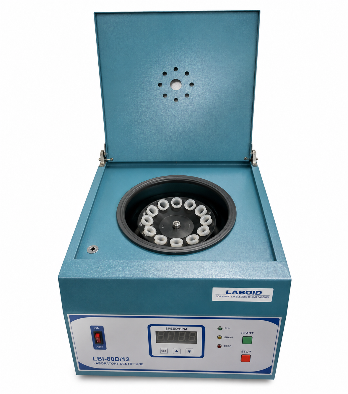 LABOID LBI-80D/12 Digital Laboratory Centrifuge – 12-Tube Capacity - View 1