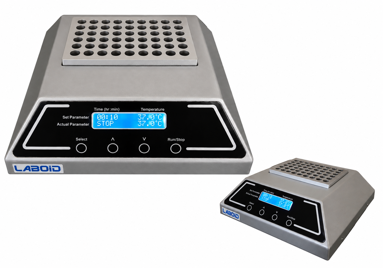 LABOID LDBI-48 Digital Dry Bath Incubator – 48-Tube Laboratory Heating Block - View 1