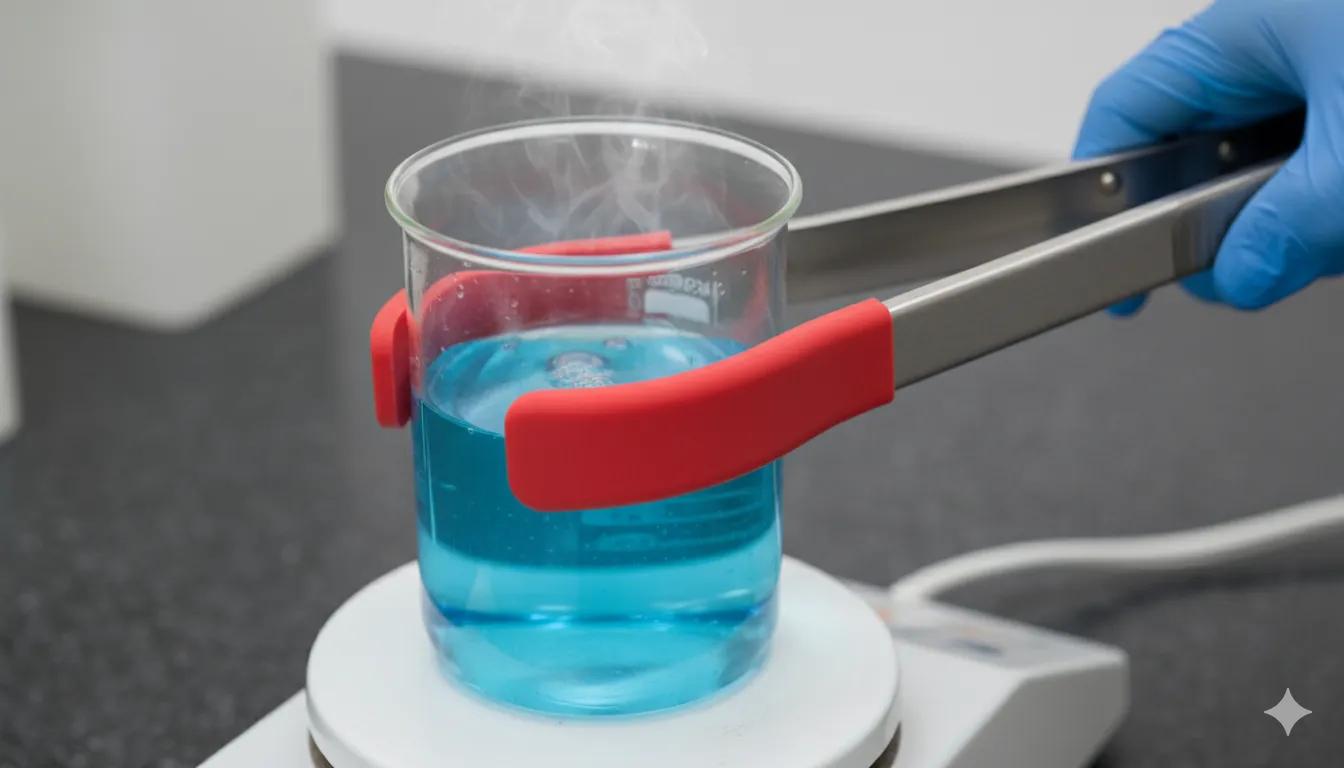 Laboratory Safety Tongs for Hot Beakers and Glassware - View 1