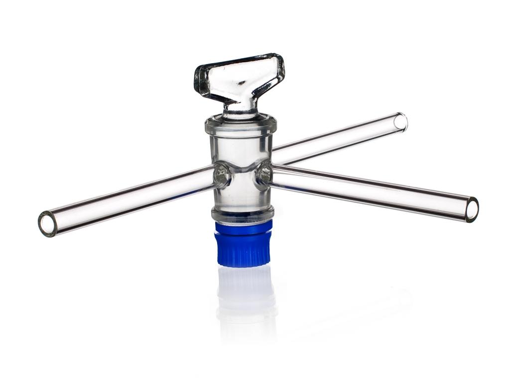 Laboratory Stopcock Flow Control Valve for Glassware - View 1