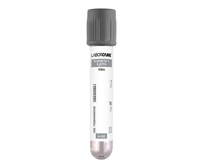 Laborex Fluoride + K₂EDTA Blood Collection Tube – Grey Top