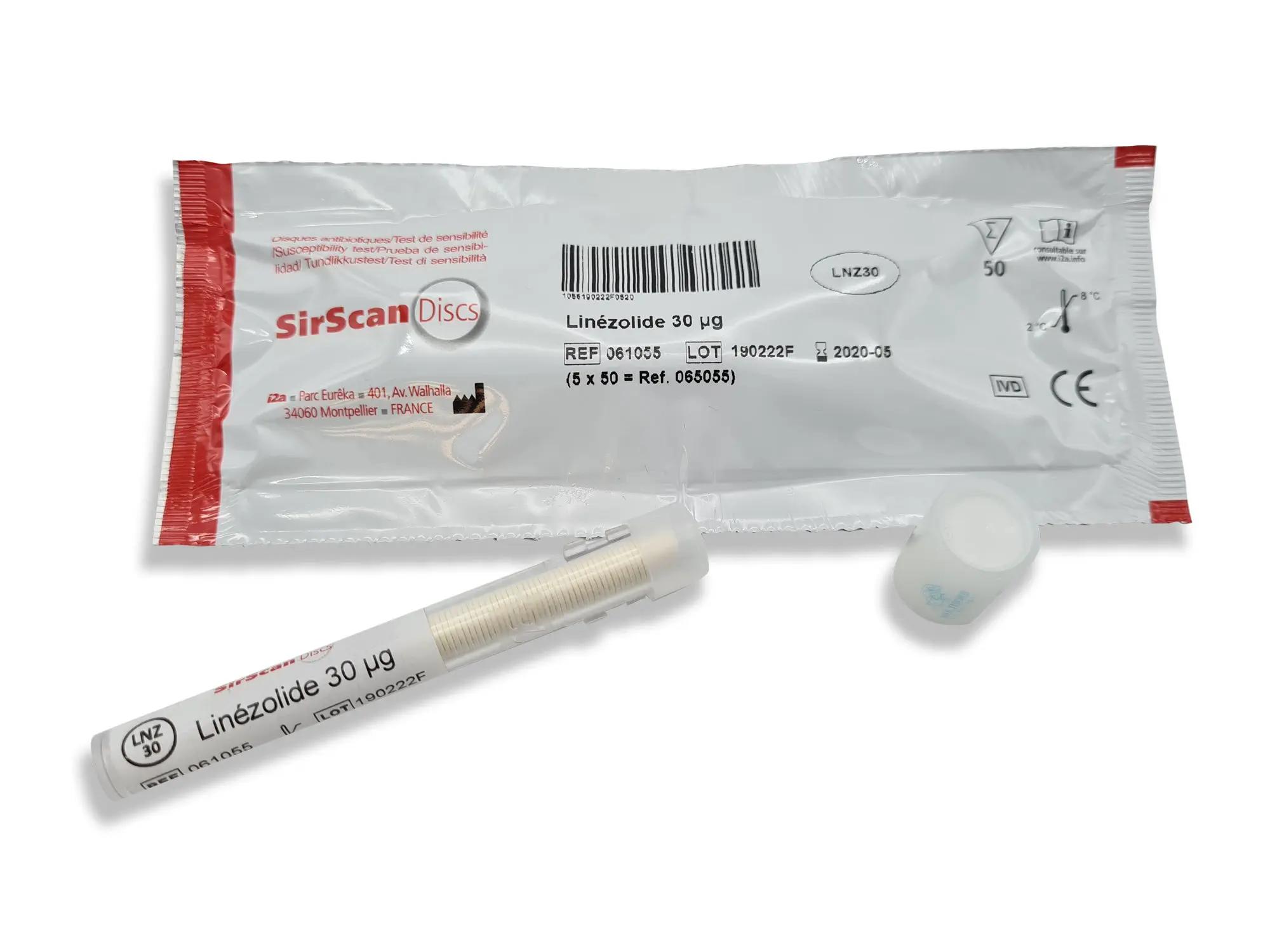 MAST Linezolid 30 µg Antibiotic Susceptibility Discs – 250 Discs - View 1