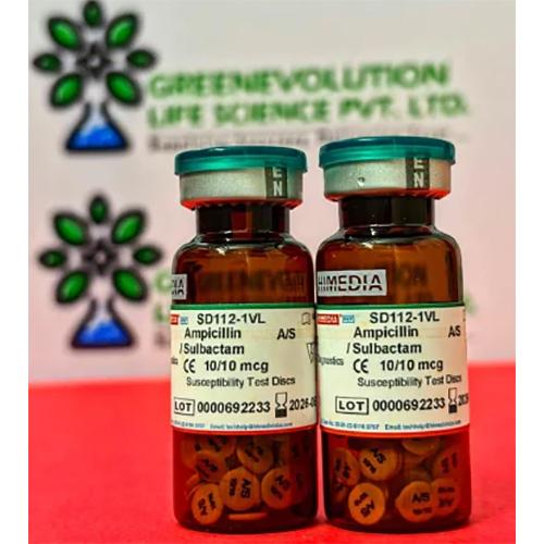 MAST Ampicillin-Sulbactam 10-10 µg Antibiotic Susceptibility Discs – 250 Discs