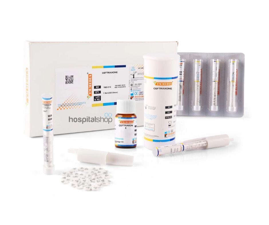 MAST Ceftriaxone 30 µg Antibiotic Susceptibility Discs – 250 Discs - View 1