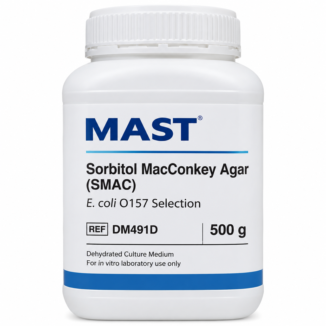 MAST E. coli O157 Selection Sorbitol MacConkey Agar – 500g - View 1