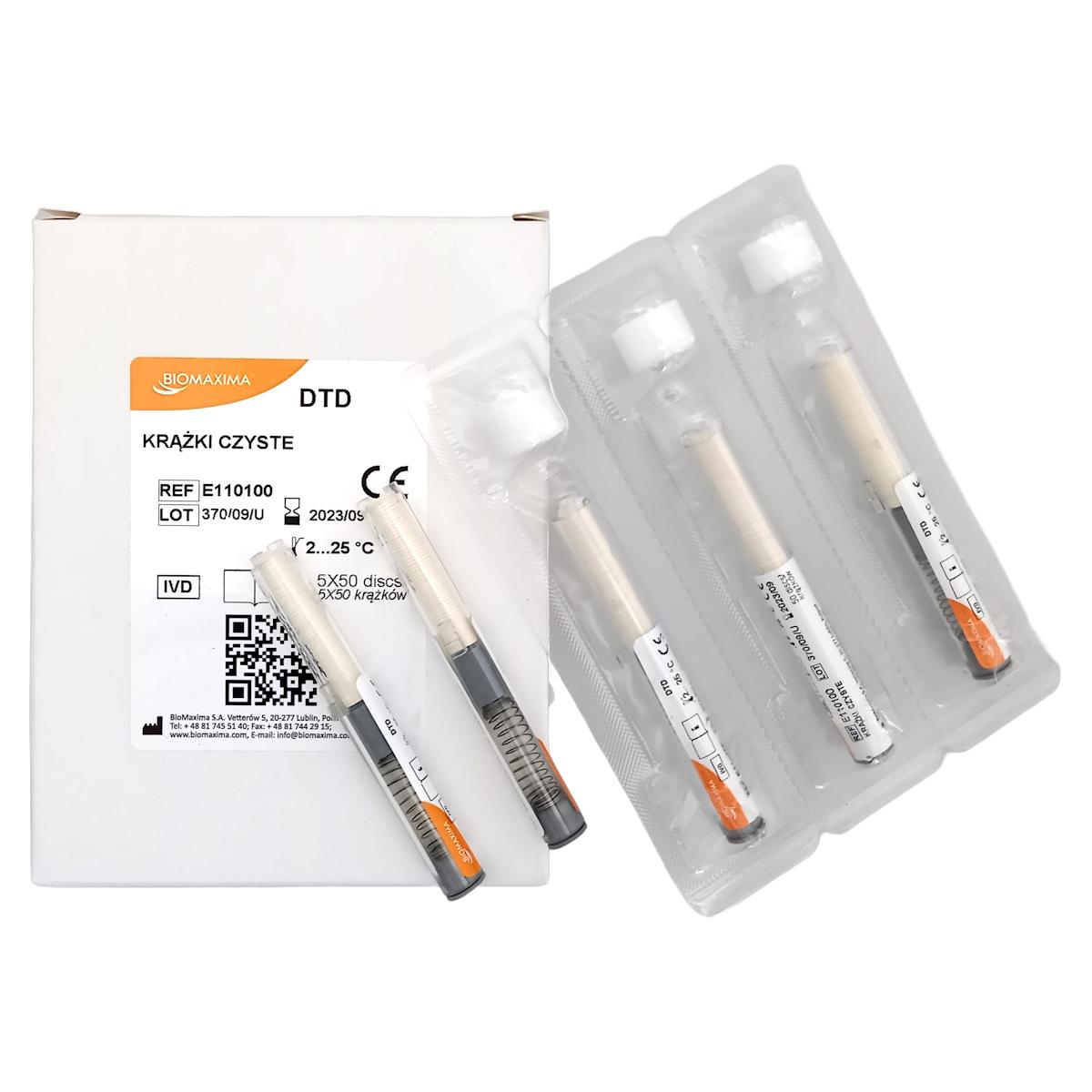 MAST Mupirocin 200µg Antibiotic Susceptibility Discs – 5 × 50 Discs - View 1