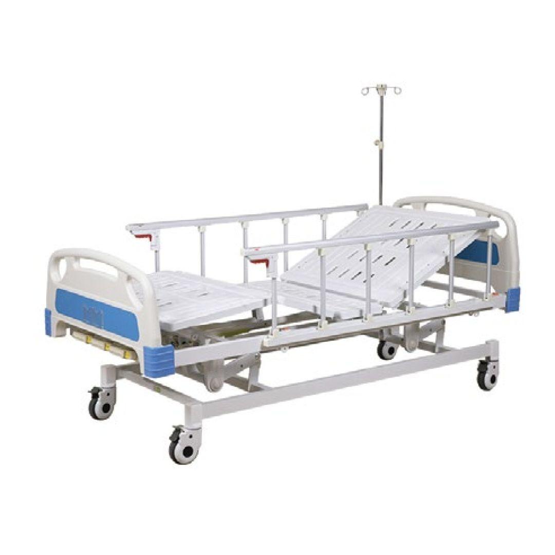 Manual 3-Crank Hospital Bed – Three-Function Patient Bed - View 1
