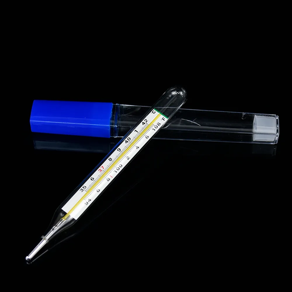 Manual Clinical Thermometer – Glass Body Temperature Thermometer