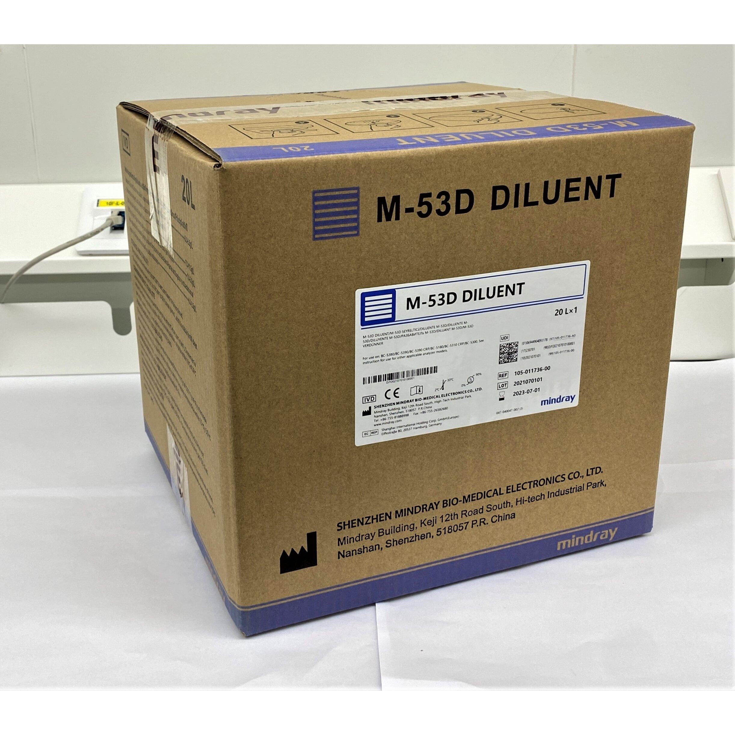 Mindray M-52D M-53D Diluent 20L Hematology Reagent