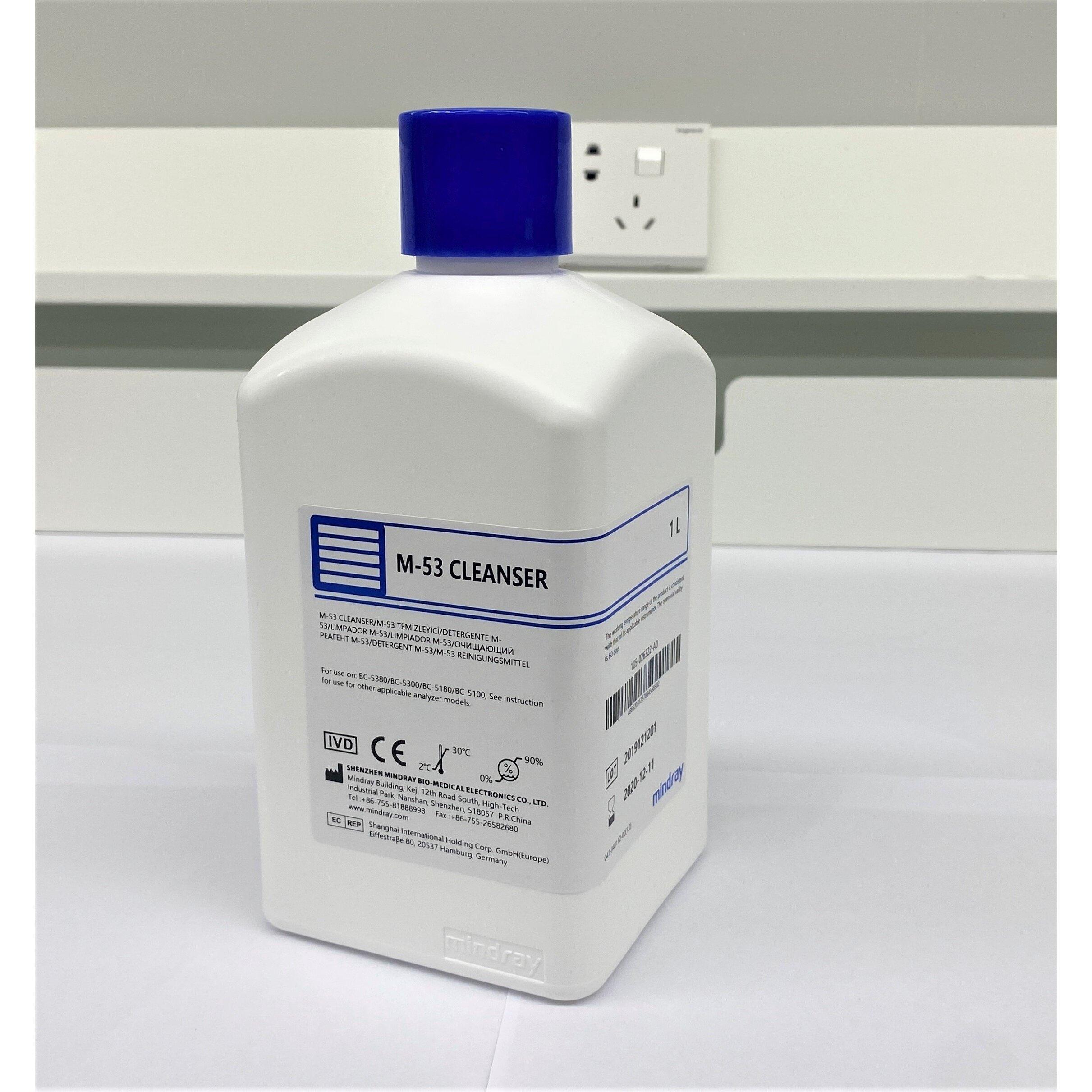 Mindray M-53 Cleanser 1L Hematology Analyzer Reagent