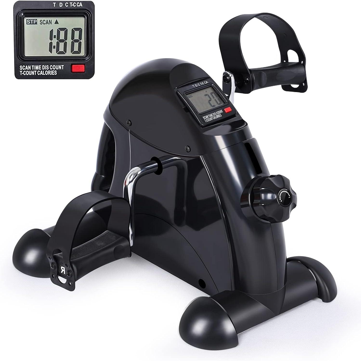 Mini Stationary Exercise Bike with LCD Display – Arm & Leg Rehabilitation Pedal Exerciser