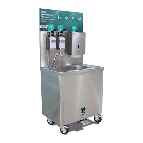 Mobile Disinfection Point with Wheels – Hospital Hygiene Station