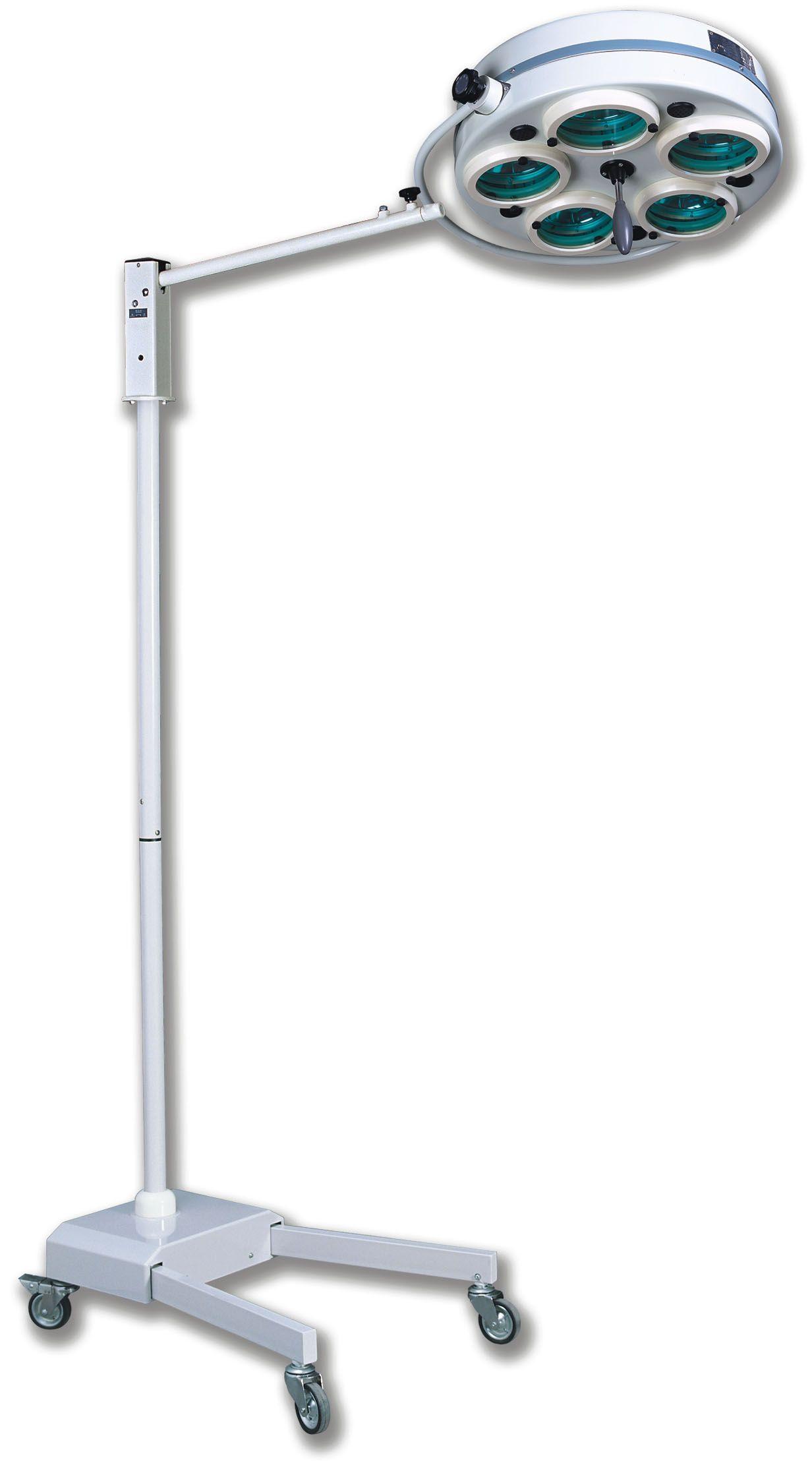 Mobile 5-Hole Shadowless Operating Lamp - View 1