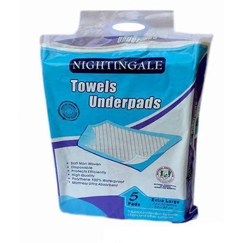 Nightingale Towel Underlay Pads Extra Large 60 × 90cm – 5 Pads