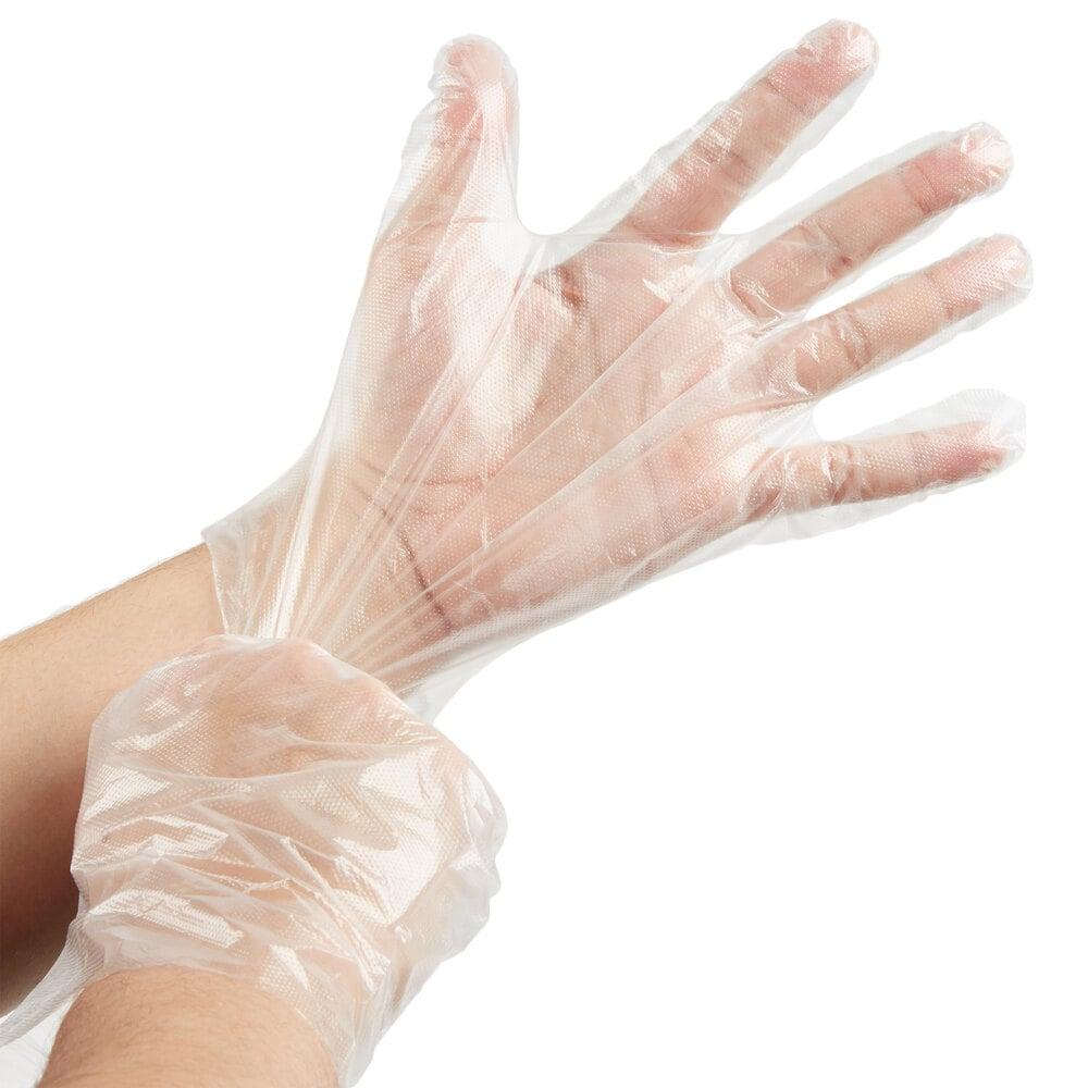 Nylon Gloves – Disposable Transparent Plastic Hand Gloves - View 1