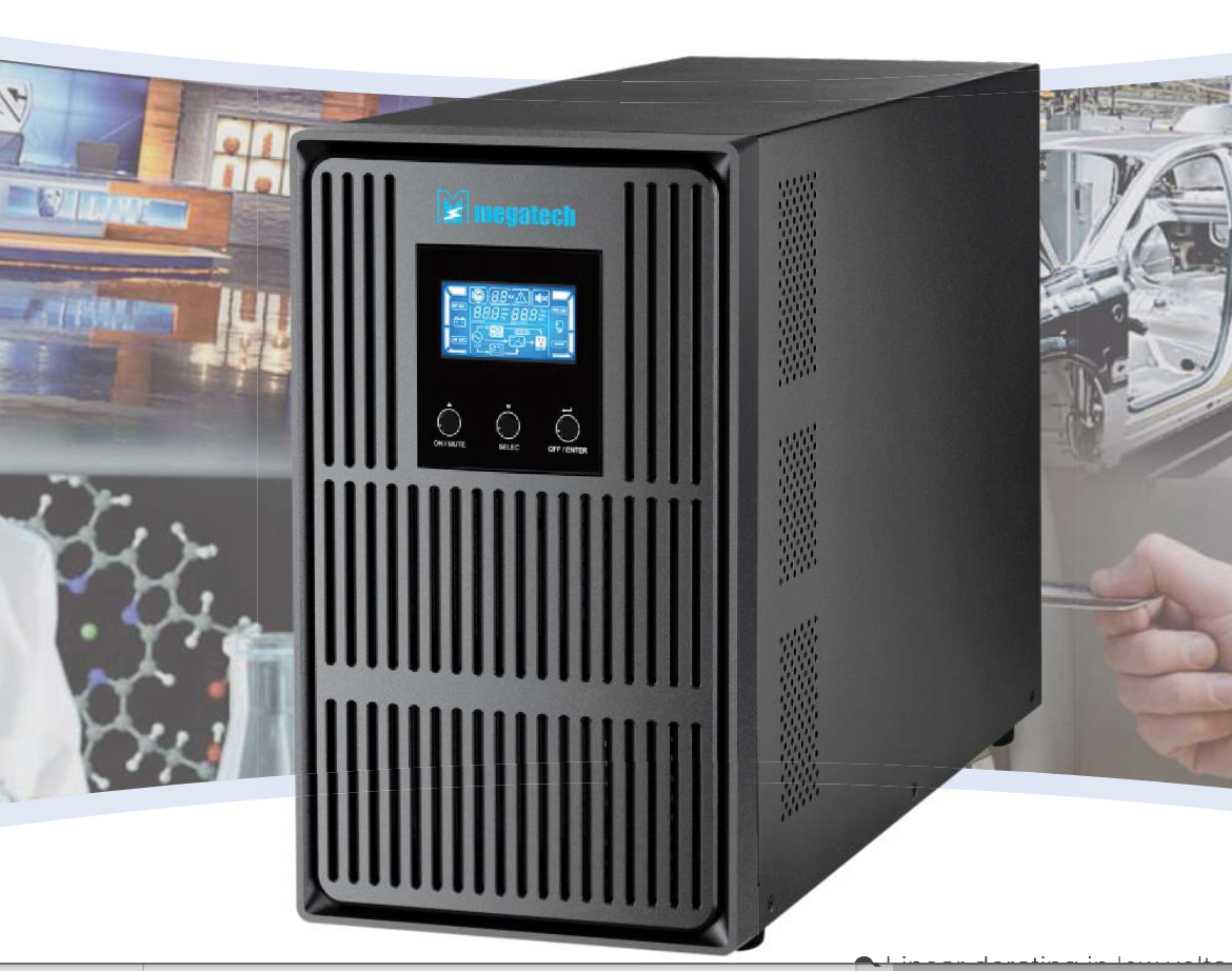 Megatech HF11248 HF 11 Series 2kVA Online UPS - View 1