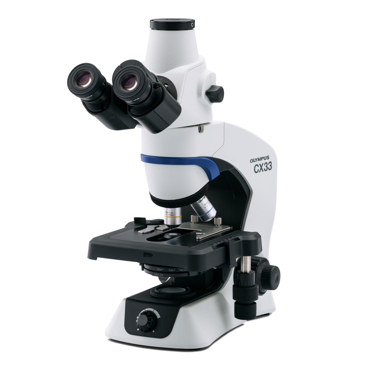 Olympus CX33 Trinocular Biological Microscope – LED