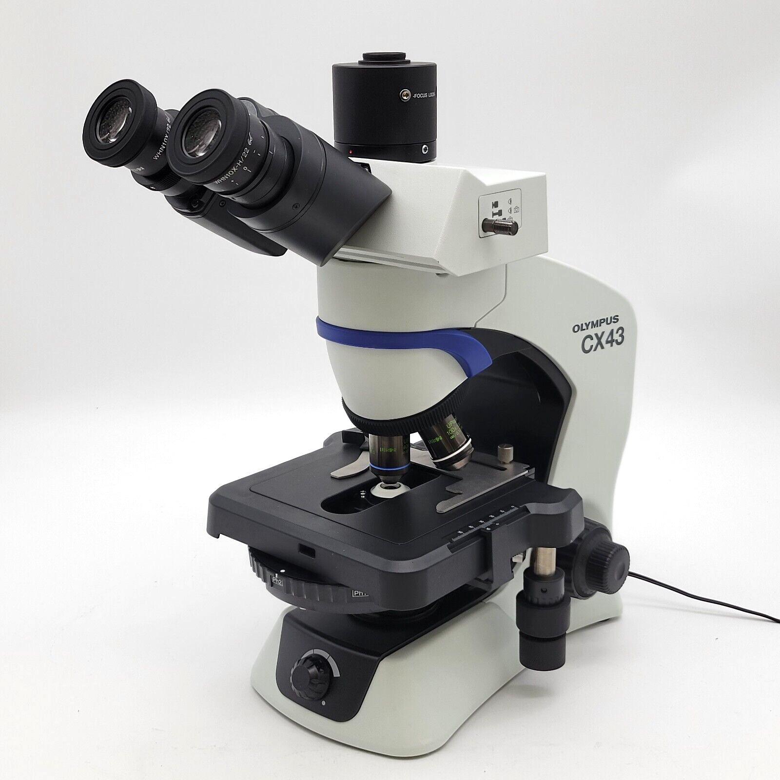 Olympus CX43 Trinocular Biological Microscope - View 1
