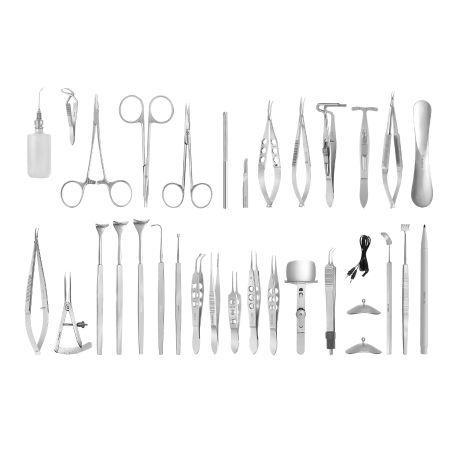 Ophthalmic Lid Surgery Instrument Set Stainless Steel
