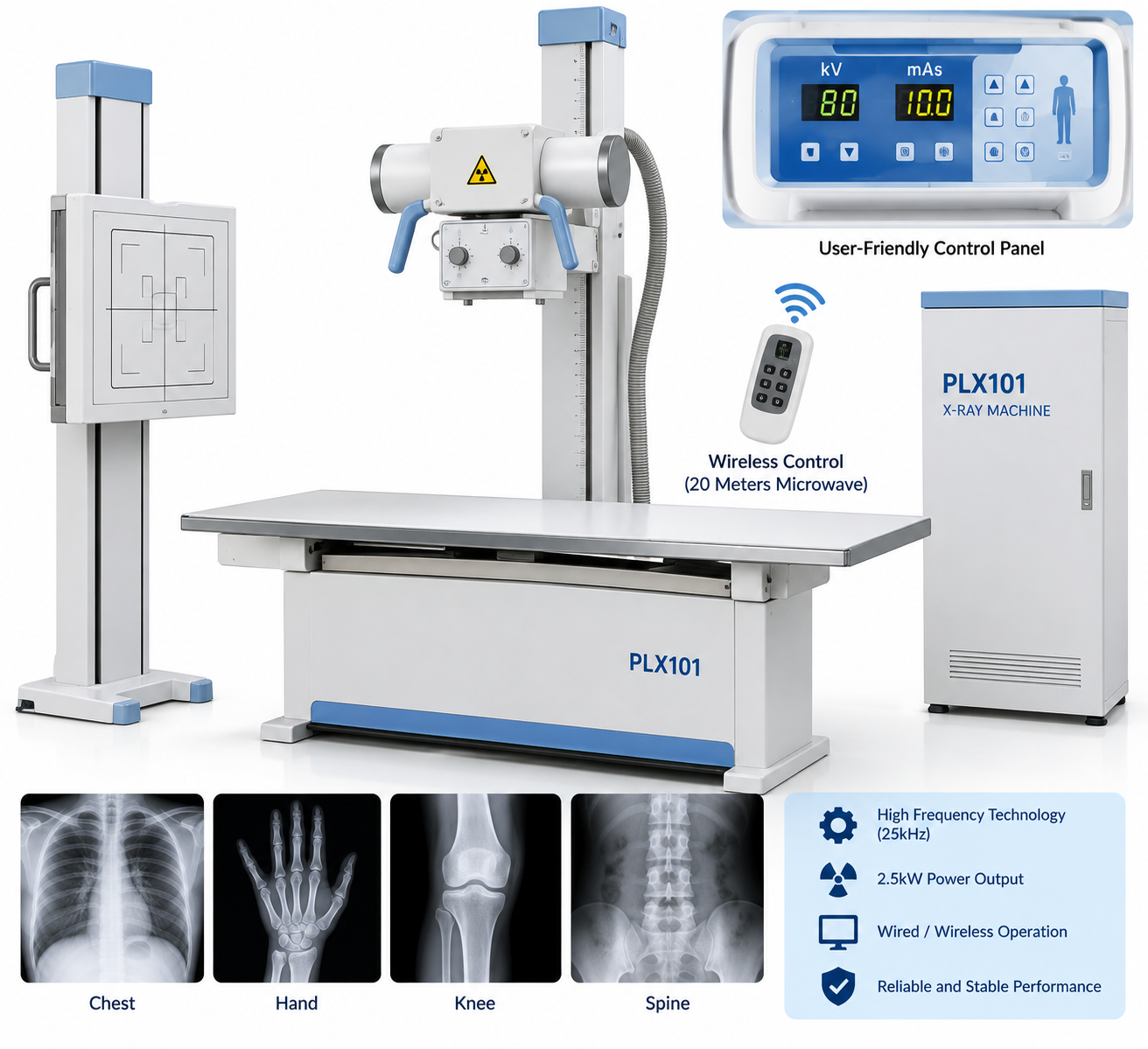 50mA High Frequency X-Ray Machine - View 1