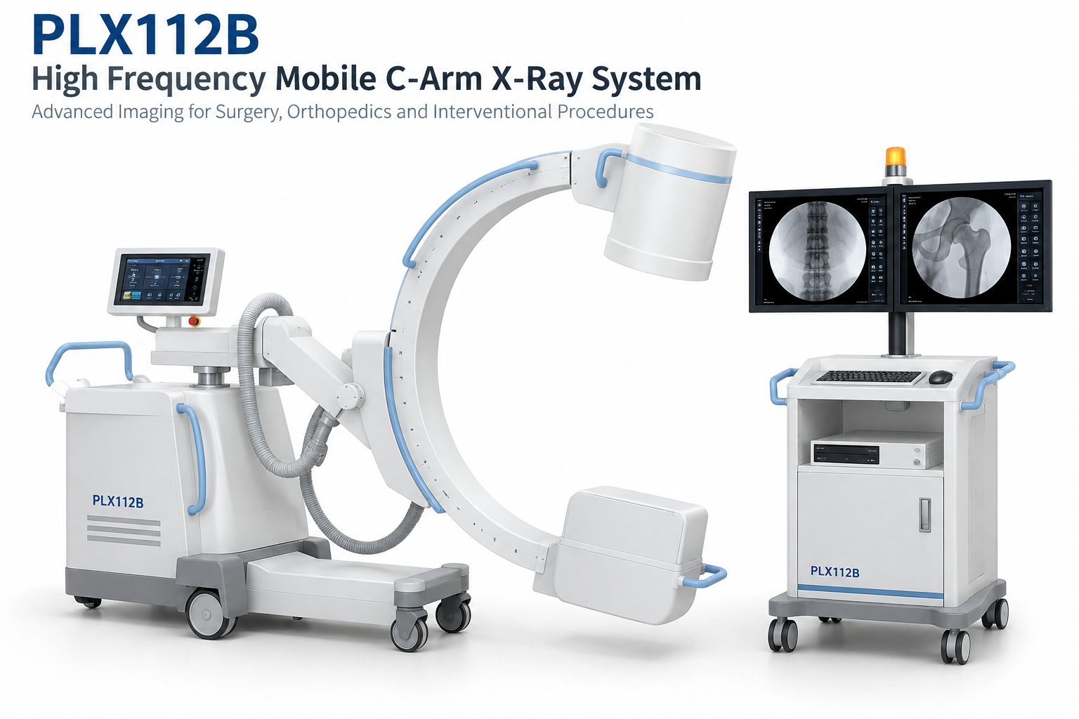 PLX112B High Frequency Mobile C-Arm X-Ray System 5kW - View 1