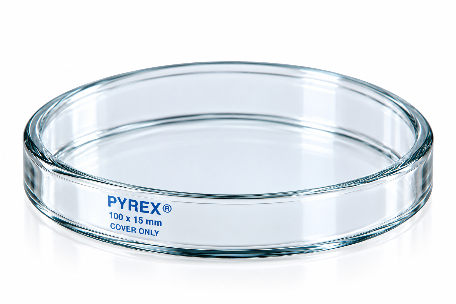 PYREX® 100 × 15mm Petri Culture Dish Cover Only - View 1