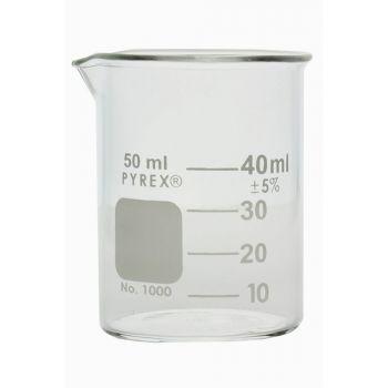 PYREX® 1000-50 Griffin Low Form 50mL Graduated Beaker