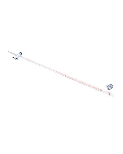 PYREX 100mL Serialized Certified Class A Precision Bore Buret with Glass Stopcock - View 1