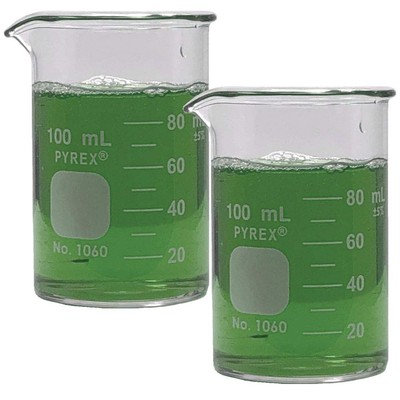 PYREX 100mL Tall Form Berzelius Beaker Graduated - View 1