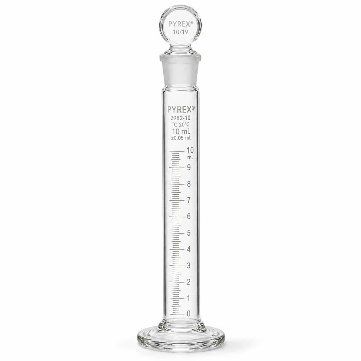 PYREX® 10mL Graduated Mixing Cylinder 2982-10 - View 1